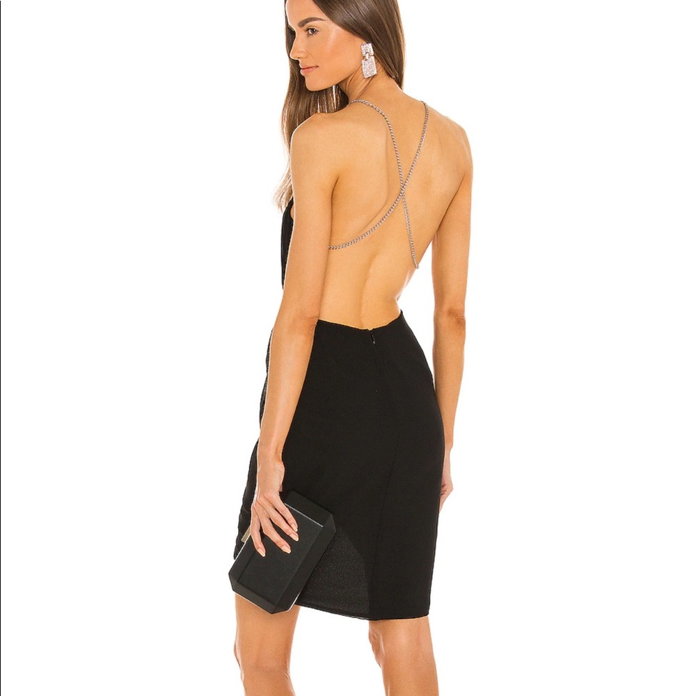 Revolve X Michael Costello Black Mini Dress